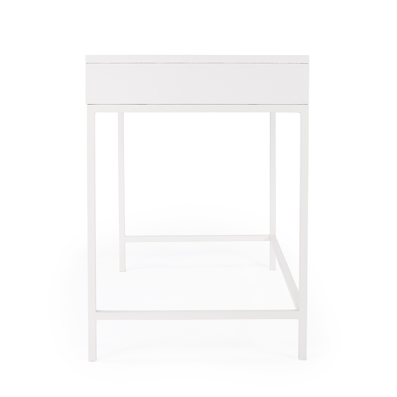 Butler Specialty Belka Desk With Drawers In White