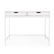 Butler Specialty Belka Desk With Drawers In White