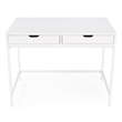Butler Specialty Belka Desk With Drawers In White