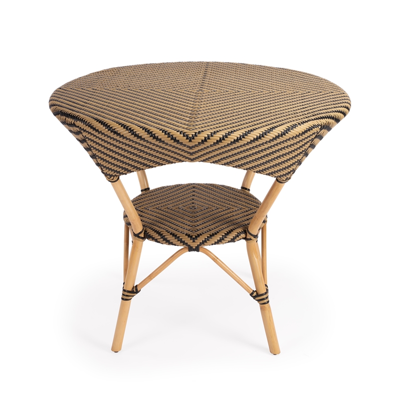 Butler Ciel Brown and Beige  Rattan Dining Table