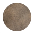 Butler Specialty Modern Olenka Round Leather Accent Table In Gold