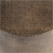 Butler Specialty Modern Olenka Round Leather Accent Table In Gold