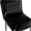 Butler Specialty Maxwell Black Leather Bar Stool