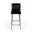 Butler Specialty Maxwell Black Leather Bar Stool