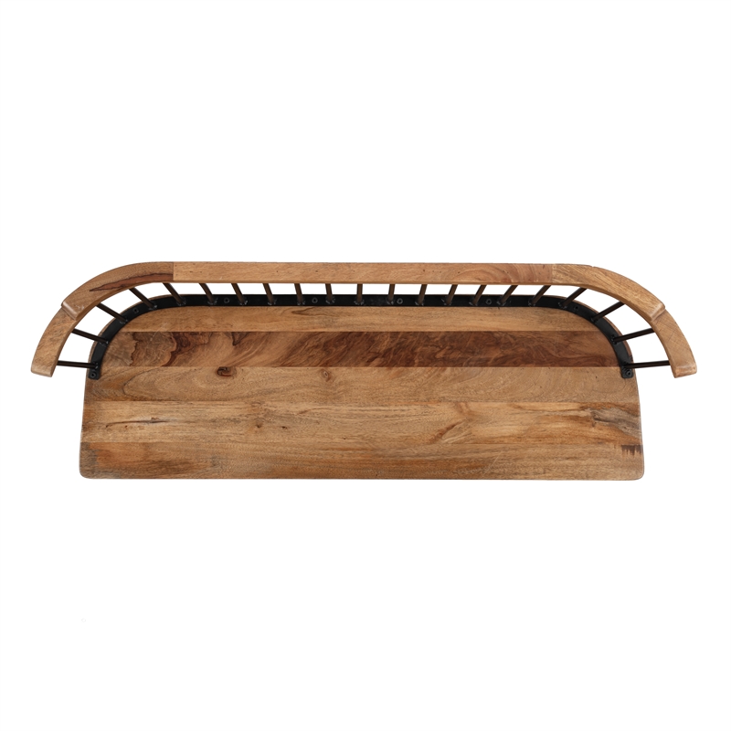 Tempe Spindle Back Wood Bench