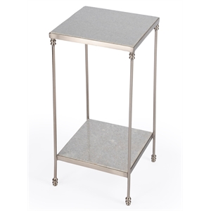 Imogen White Marble Side Table