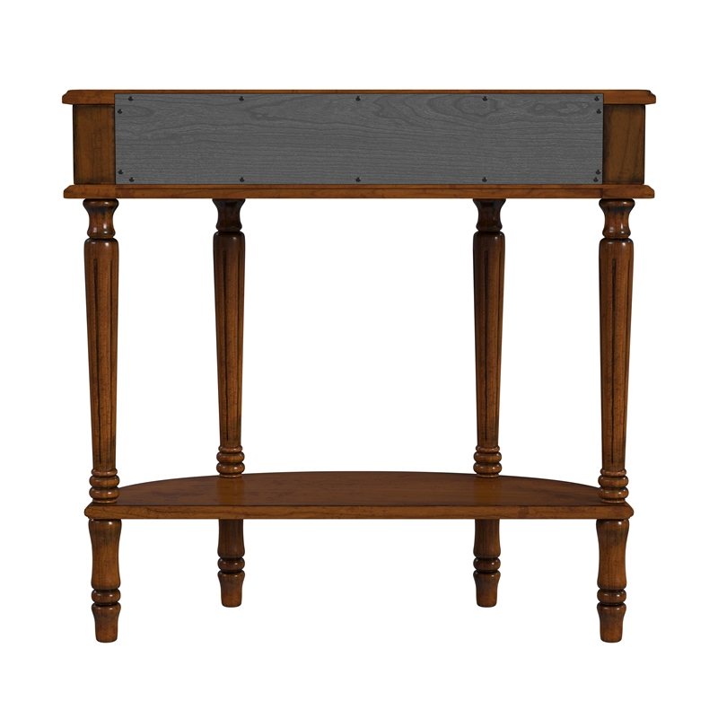 Butler Specialty Company Mozart Wood Demilune Console Table - Antique Cherry