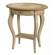 Butler Specialty Jeanette Oval Antique Beige Wood Accent Table