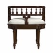Butler Specialty Company Hathaway Antique Cherry Upholstered Vanity Seat