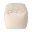 Butler Fernandos Woven Pouffe - Cream/Ivory