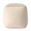 Butler Fernandos Woven Pouffe - Cream/Ivory