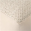Butler Fernandos Woven Pouffe - Cream/Ivory