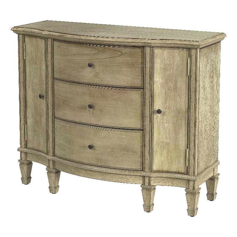 Butler Sheffield Antique Beige 3 Drawer 2 Drawer Accent Cabinet