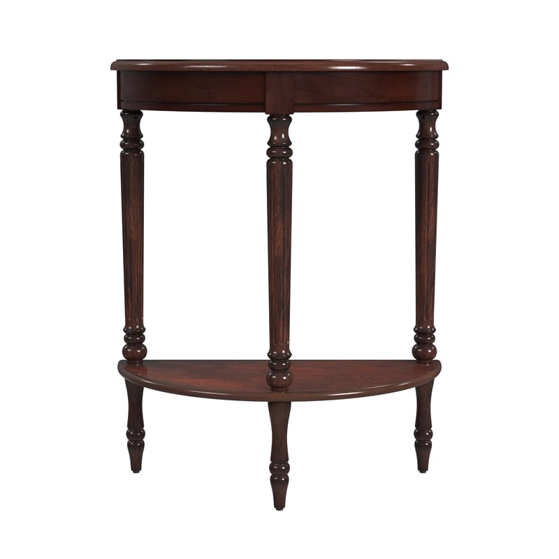 Butler Specialty Company Bellini Demilune Console Table - Cherry Brown