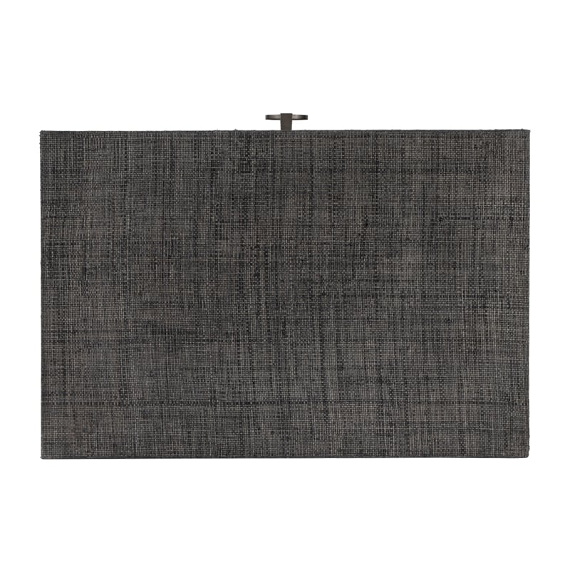 Butler Specialty Company Bar Harbor Raffia 1 Drawer Nightstand - Charcoal
