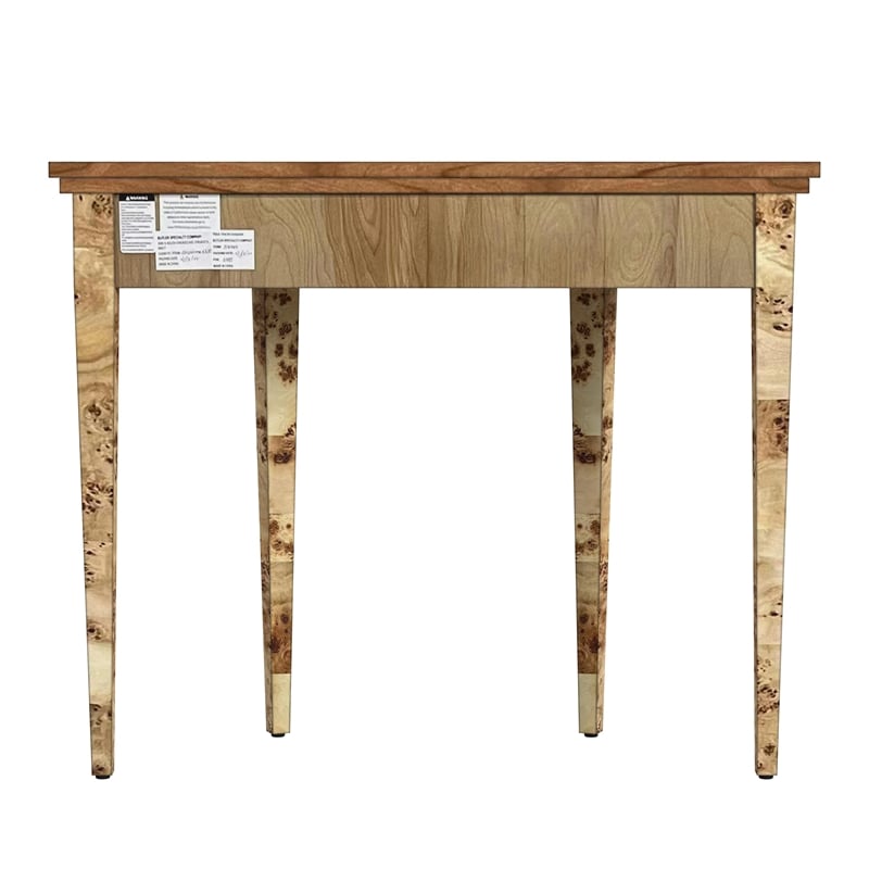 Butler Specialty Company Hampton Burl Demilune 36