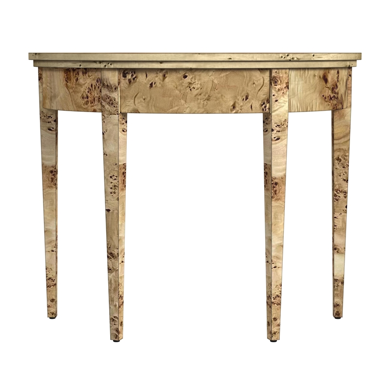 Butler Specialty Company Hampton Burl Demilune 36