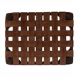 Butler Specialty Company Kerry Leather Woven Stool - Brown