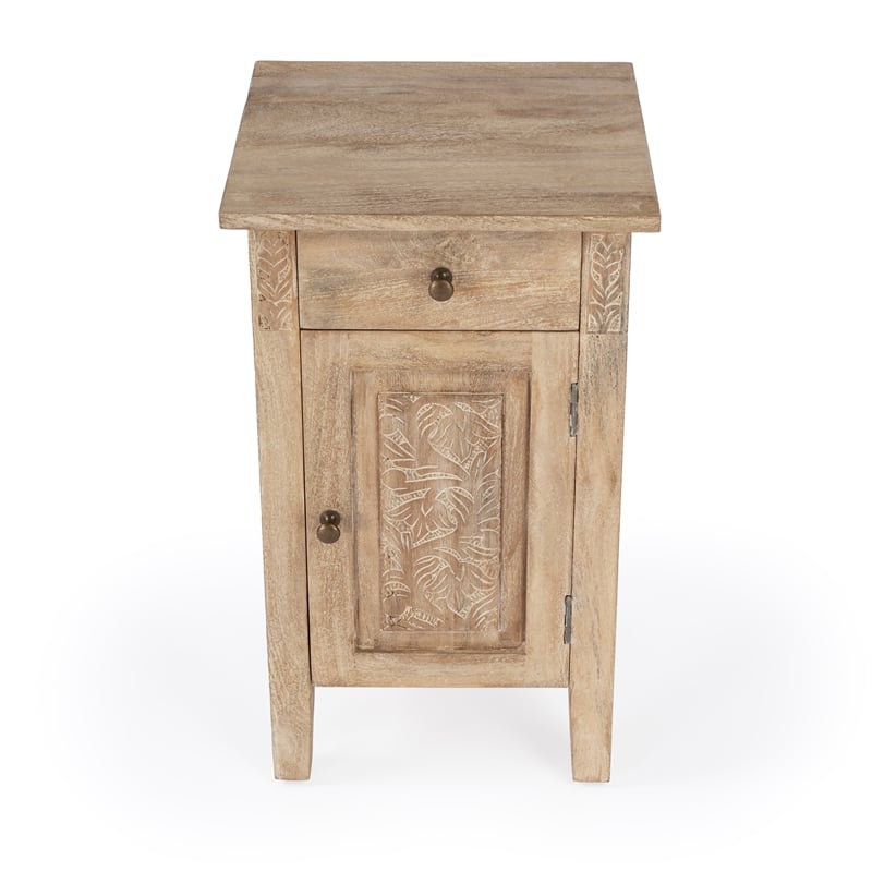 Butler Specialty Company Switra Solid Wood End Table - Natural