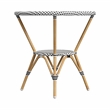 Butler Specialty Company Tobias Outdoor Rattan Bistro Table - Black And White