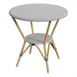 Butler Specialty Company Tobias Outdoor Rattan Bistro Table - Black And White