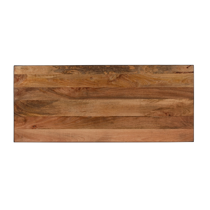 Butler Specialty Company Jensen Iron And Wood Writing Desk - Natural Mango