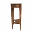 Butler Specialty Company Astor Burl Wood Demilune Console Table - Brown