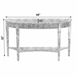 Butler Specialty Company Astor Burl Wood Demilune Console Table - Brown