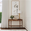 Butler Specialty Company Astor Burl Wood Demilune Console Table - Brown
