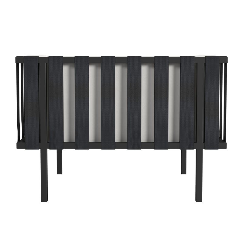 Butler Specialty Company Norway Outdoor Club Chair - Black And White