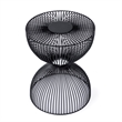 Butler Specialty Company Nicola Outdoor Contemporary Metal Side Table In Black