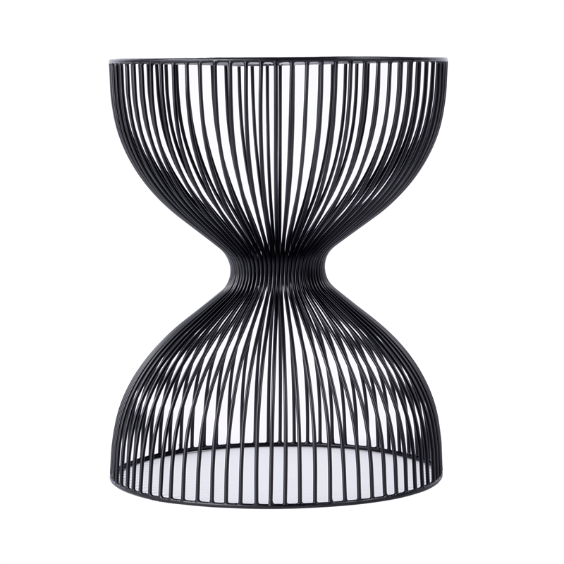 Butler Specialty Company Nicola Outdoor Contemporary Metal Side Table In Black