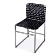 Butler Specialty Company Urban 25&quot Woven Leather Side Chair In Black