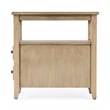 Butler Specialty Company Marcus Wood Side Table With Storage In Tan/Beige