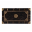 Butler Specialty Company Nador Brass Inlay Trunk Coffee Table - Antique Coffee