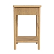 Butler Specialty Company Lennon 1 Drawer Rounded Leg Wood Nightstand - Natural