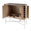 Butler Specialty Company Joanie 2- Door Wine Cabinet - Tan/Beige