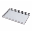 Butler Specialty Winona Stainless Steel And Mirrored Serving Tray - Silver