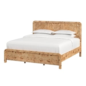 Butler Specialty Company Cora King Burl Wood Panel Bed - Natural