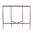 Butler Specialty Company Evelyn Marble and Iron Demilune Console Table - Ivory