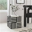 Butler Specialty Company Zuri Square Bone In-Lay End Table - Black