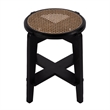 Butler Specialty Company Dryden Round Cane and Wood Stool - Brown