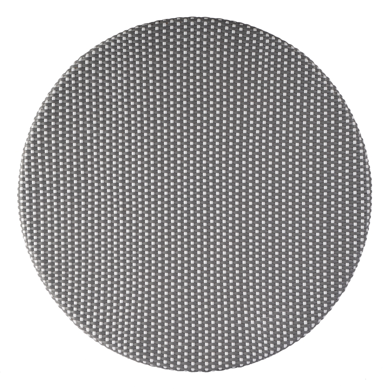 Butler Specialty Company Tobias Outdoor Rattan Metal Bistro Table - Gray/White