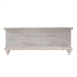 Butler Specialty Company Chipping  Wood 6 Drawer Trunk Coffee Table - White