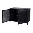 Butler Specialty Company Worthington 35.5 in. W Iron and Glass Chest - Black