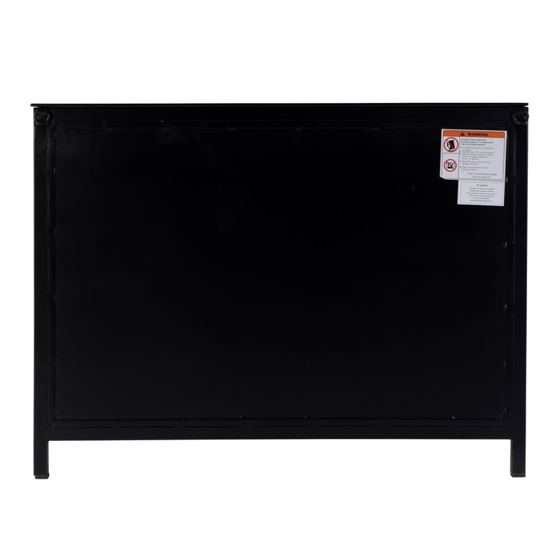 Butler Specialty Company Worthington 35.5 in. W Iron and Glass Chest - Black