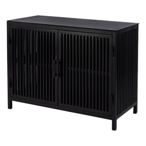 Butler Specialty Company Worthington 35.5 in. W Iron and Glass Chest - Black