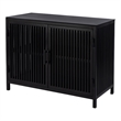 Butler Specialty Company Worthington 35.5 in. W Iron and Glass Chest - Black