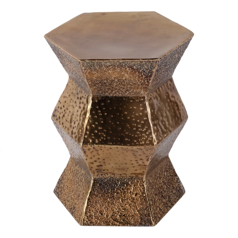 Butler Specialty Company Renzo 16 in. W Stainless Steel End Table in Copper