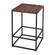 Butler Specialty Company Lowell 24 in Seat Height Leather Counter Stool in Brown